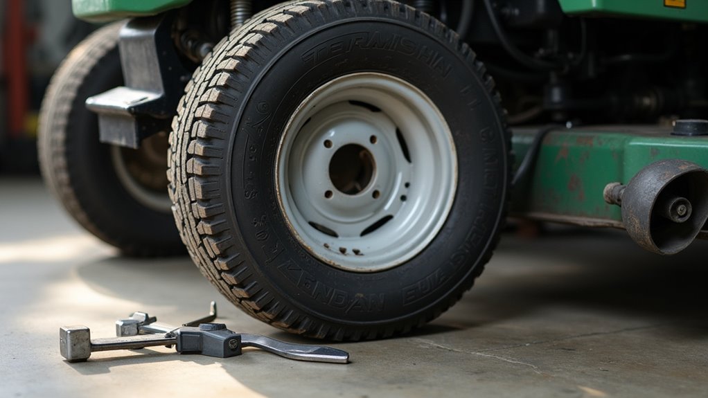 check lawn tractor rims