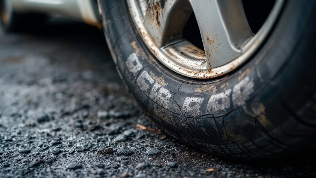 cracked tires require replacement