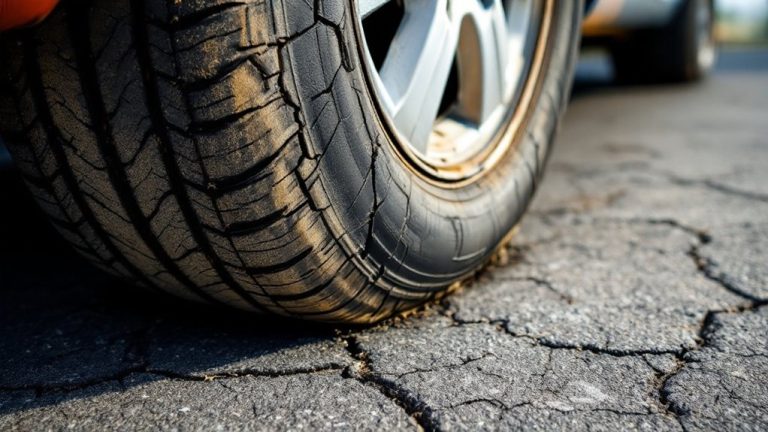 dry rotted tires unsafe