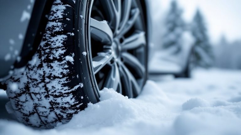 low profile tires and snow