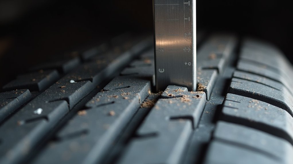 tread depth ensures road safety
